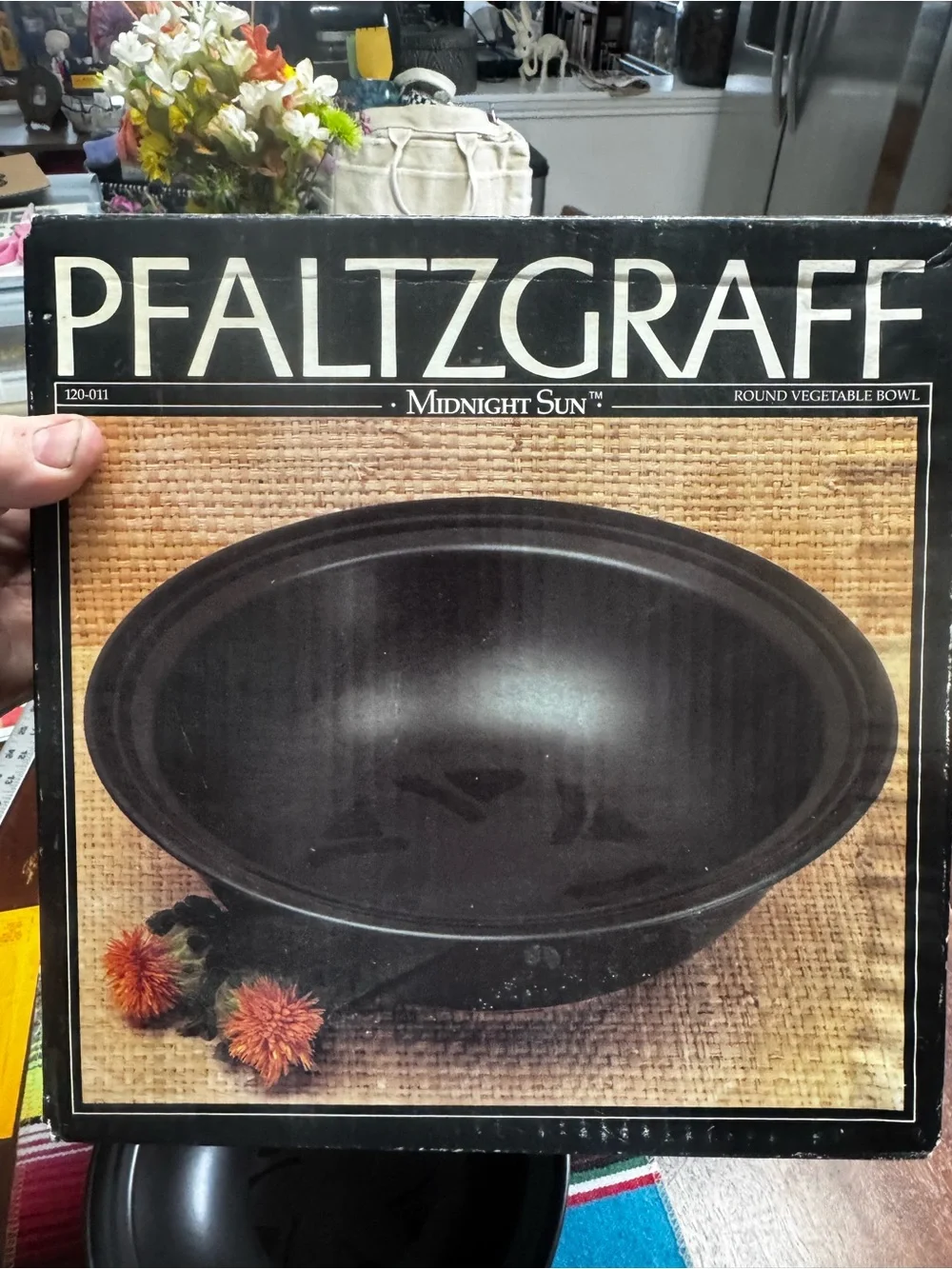 Pfaltzgraff Midnight Sun Matte Black Ceramic Vegetable Bowl